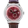 Orient Bambino GMT Version 8 Leather Strap Red Dial Automatic RA-AK0705R10B RA-AK0705R30B Men's Watch