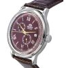 Orient Bambino GMT Version 8 Leather Strap Red Dial Automatic RA-AK0705R10B RA-AK0705R30B Men's Watch