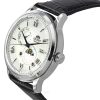 Orient Bambino Version 9 Sun And Moon Phase White Dial Automatic RA-AK0802S10B RA-AK0802S30B Men's Watch