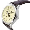 Orient Bambino Version 9 Sun And Moon Phase Champagne Dial Automatic RA-AK0803Y10B RA-AK0803Y30B Men's Watch